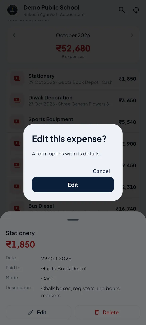 Confirm before the form opens.