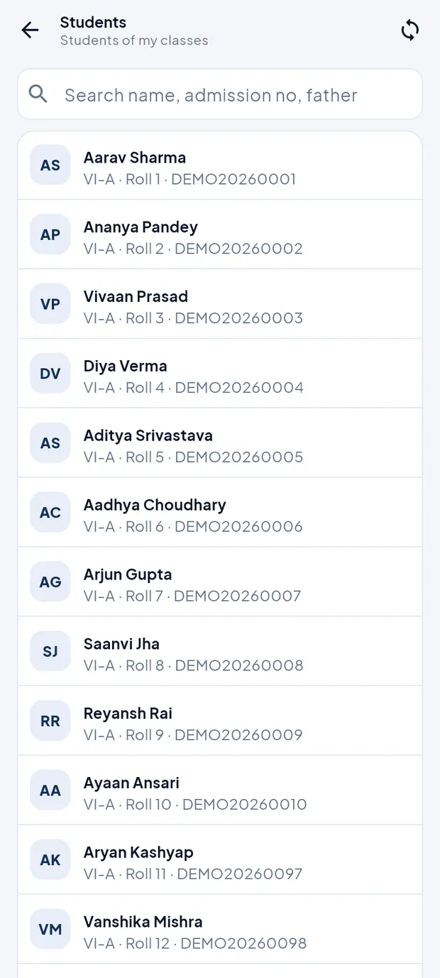 Students of VI-A.