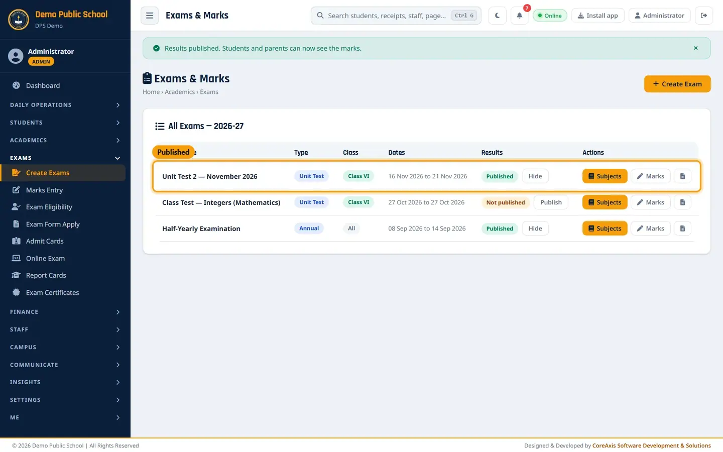 Unit Test 2 is published.