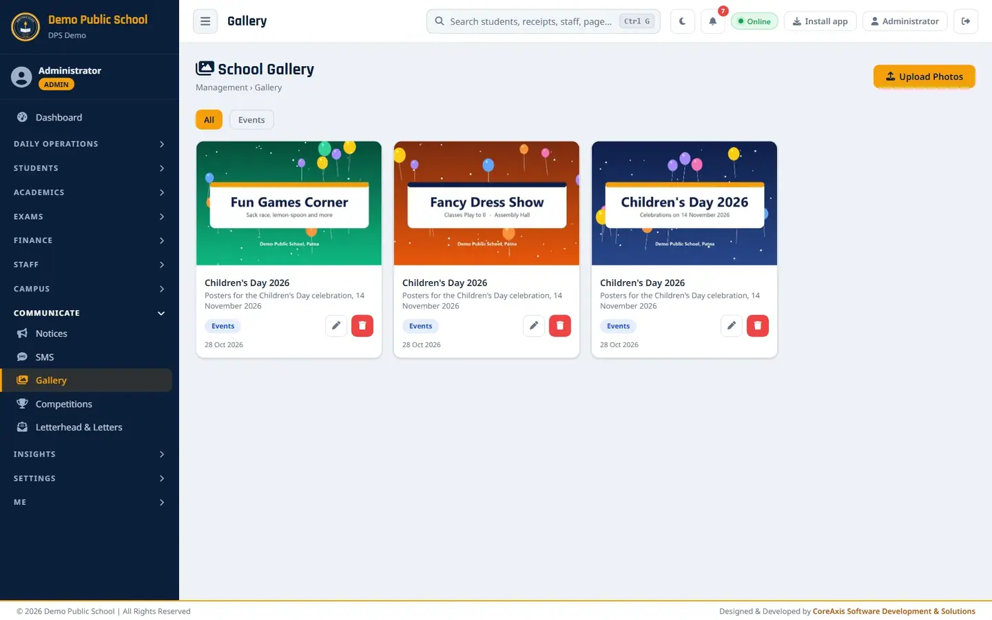 Gallery — Demo Public School